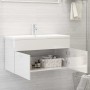 Furniture with bright white engineered wood sink by , bathroom vanities - Ref: Foro24-3070844, Price: 223,98 €, Discount: %