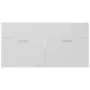 Mueble con lavabo madera de ingeniería blanco brillante de , Tocadores de baño - Ref: Foro24-3070844, Precio: 208,91 €, Descu...