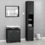 3-piece bathroom furniture set made of black engineered wood by , Bathroom furniture - Ref: Foro24-3056917, Price: 139,43 €, ...