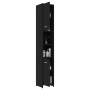 Badmöbel-Set 3-tlg. Holzwerkstoff schwarz von , Badezimmermöbel - Ref: Foro24-3056917, Preis: 142,89 €, Rabatt: %