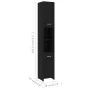 Badmöbel-Set 3-tlg. Holzwerkstoff schwarz von , Badezimmermöbel - Ref: Foro24-3056917, Preis: 141,87 €, Rabatt: %