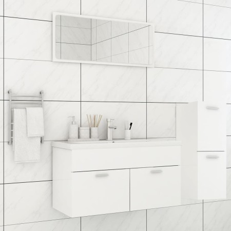 Badmöbel-Set aus weißem Holzwerkstoff von , Badezimmermöbel - Ref: Foro24-3071198, Preis: 290,92 €, Rabatt: %