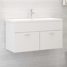 Furniture with white engineered wood sink by , bathroom vanities - Ref: Foro24-3071288, Price: 289,93 €, Discount: %