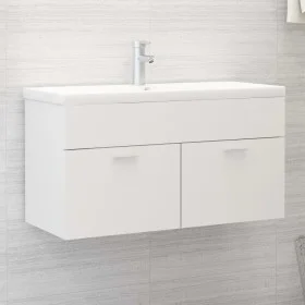 Furniture with white engineered wood sink by , bathroom vanities - Ref: Foro24-3071288, Price: 278,30 €, Discount: %