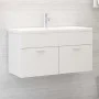 Mueble con lavabo madera de ingeniería blanco de , Tocadores de baño - Ref: Foro24-3071288, Precio: 277,97 €, Descuento: %