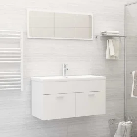 Badmöbel-Set aus weißem Holzwerkstoff von , Badezimmermöbel - Ref: Foro24-3071333, Preis: 303,88 €, Rabatt: %