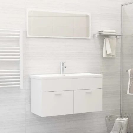 Badmöbel-Set aus weißem Holzwerkstoff von , Badezimmermöbel - Ref: Foro24-3071333, Preis: 303,88 €, Rabatt: %