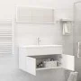 Badmöbel-Set aus weißem Holzwerkstoff von , Badezimmermöbel - Ref: Foro24-3071333, Preis: 303,88 €, Rabatt: %