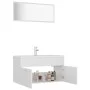 Badmöbel-Set aus weißem Holzwerkstoff von , Badezimmermöbel - Ref: Foro24-3071333, Preis: 303,88 €, Rabatt: %