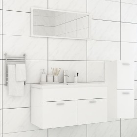Badmöbel-Set aus weißem Holzwerkstoff von , Badezimmermöbel - Ref: Foro24-3071468, Preis: 359,21 €, Rabatt: %