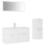 Badmöbel-Set aus weißem Holzwerkstoff von , Badezimmermöbel - Ref: Foro24-3071468, Preis: 352,39 €, Rabatt: %