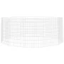 Animal enclosure with 12 galvanized iron panels measuring 54x80 cm. by , Cages and habitats for small animals - Ref: Foro24-1...
