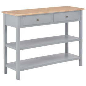 Aparador de MDF 110x35x80 cm gris