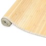 Alfombra de bambú color natural 80x300 cm de vidaXL, Alfombras - Ref: Foro24-247199, Precio: 38,53 €, Descuento: %