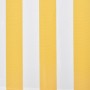 Toldo plegable motorizado 400 cm amarillo y blanco de vidaXL, Toldos - Ref: Foro24-275559, Precio: 554,25 €, Descuento: %