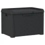 Storage box for garden in anthracite grey PP 125 L by , Outdoor storage boxes - Ref: Foro24-364209, Price: 81,71 €, Discount: %