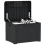 Storage box for garden in anthracite grey PP 125 L by , Outdoor storage boxes - Ref: Foro24-364209, Price: 81,71 €, Discount: %