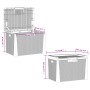 Anthrazitgrau PP Garten-Aufbewahrungsbox 125 L von , Aufbewahrungsboxen für den Außenbereich - Ref: Foro24-364209, Preis: 87,...