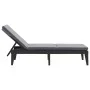 Sun lounger with anthracite grey PP cushion 186x60x29 cm by , Loungers - Ref: Foro24-364223, Price: 151,95 €, Discount: %