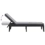 Sun lounger with anthracite grey PP cushion 186x60x29 cm by , Loungers - Ref: Foro24-364223, Price: 151,95 €, Discount: %
