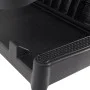 Sun lounger with anthracite grey PP cushion 186x60x29 cm by , Loungers - Ref: Foro24-364223, Price: 151,95 €, Discount: %
