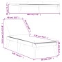 Sonnenliege mit anthrazitgrauem PP-Kissen 186x60x29 cm von , Liegen - Ref: Foro24-364223, Preis: 182,02 €, Rabatt: %