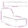 Sonnenliege mit anthrazitgrauem PP-Kissen 186x60x29 cm von , Liegen - Ref: Foro24-364223, Preis: 167,13 €, Rabatt: %