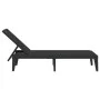 Anthrazitgraue PP-Sonnenliege 186x60x29 cm von , Liegen - Ref: Foro24-364221, Preis: 100,33 €, Rabatt: %
