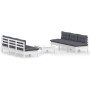 Garden furniture 7 pieces with anthracite pine wood cushions by , Garden sets - Ref: Foro24-3096095, Price: 580,51 €, Discoun...