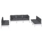 Gartenmöbel 7-teilig mit Kissen aus massivem Kiefernholz von , Gartensets - Ref: Foro24-3096221, Preis: 588,06 €, Rabatt: %