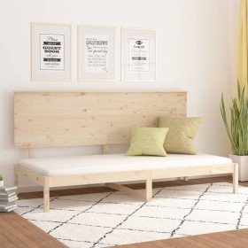 Sofá cama sin colchón madera maciza de pino 80x200 cm Sofá cama sin colchón madera maciza de pino 80x200 cm