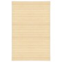 Alfombra de bambú color natural 100x160 cm de vidaXL, Alfombras - Ref: Foro24-247200, Precio: 30,04 €, Descuento: %