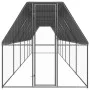 Hühnerstall für den Außenbereich aus verzinktem Stahl, 2 x 12 x 2 m von , Käfige und Lebensräume für Kleintiere - Ref: Foro24...
