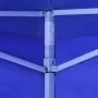 Folding gazebo with 2 blue walls 3x3 m by vidaXL, Tents and gazebos - Ref: Foro24-44961, Price: 153,27 €, Discount: %
