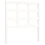 Estructura de cama con cabecero madera maciza blanco de , Camas y somieres - Ref: Foro24-3193952, Precio: 99,95 €, Descuento: %