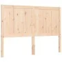 Doppelbettgestell mit Kopfteil aus Massivholz von , Betten und Lattenroste - Ref: Foro24-3192596, Preis: 158,33 €, Rabatt: %