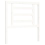 Weißer Bettrahmen aus Massivholz mit Kopfteil von , Betten und Lattenroste - Ref: Foro24-3192847, Preis: 101,20 €, Rabatt: %