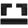 Unidades de pared para TV 6 pcs Roble artesanal en Muebles TV | Comprar online en Foro24