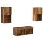 Gabinetes de pared para TV 4 pcs Madera Vieja 30,5 x 30 x 60 cm en Muebles TV | Comprar online en Foro24