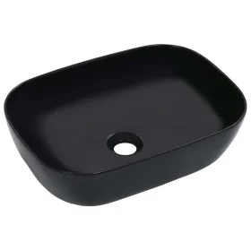 Washbasin 45.5x32x13 cm black ceramic by vidaXL, Sinks - Ref: Foro24-143916, Price: 75,96 €, Discount: %