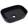 Lavabo 45,5x32x13 cm cerámica negro de vidaXL, Lavabos - Ref: Foro24-143916, Precio: 78,49 €, Descuento: %
