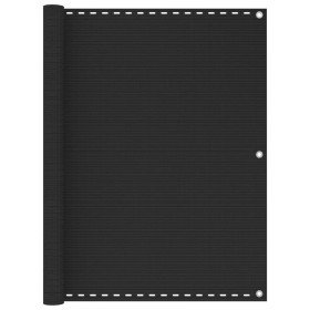 Toldo para balcón HDPE gris antracita 120x600 cm