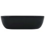 Lavabo 45,5x32x13 cm cerámica negro de vidaXL, Lavabos - Ref: Foro24-143916, Precio: 78,49 €, Descuento: %