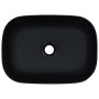Lavabo 45,5x32x13 cm cerámica negro de vidaXL, Lavabos - Ref: Foro24-143916, Precio: 78,49 €, Descuento: %