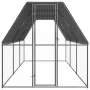Hühnerstall für den Außenbereich aus verzinktem Stahl, 2 x 6 x 2 m von , Käfige und Lebensräume für Kleintiere - Ref: Foro24-...