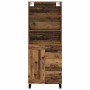 Aparador alto con cajón Madera vieja 69,5 x 34 x 180 cm en Aparadores | Comprar online en Foro24