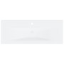 White chipboard and Sonoma oak cabinet with sink by , bathroom vanities - Ref: Foro24-3071302, Price: 320,81 €, Discount: %
