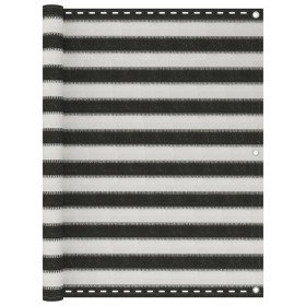 Toldo para balcón HDPE 120x300 cm gris antracita y blanco en Sombrillas | Comprar online en Foro24