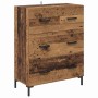 Aparador alto con cajón Madera vieja 69,5 x 34 x 180 cm en Aparadores | Comprar online en Foro24