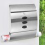 HI Briefkasten aus Edelstahl 30x12x40 cm von HI, Postfächer - Ref: Foro24-423961, Preis: 43,87 €, Rabatt: %